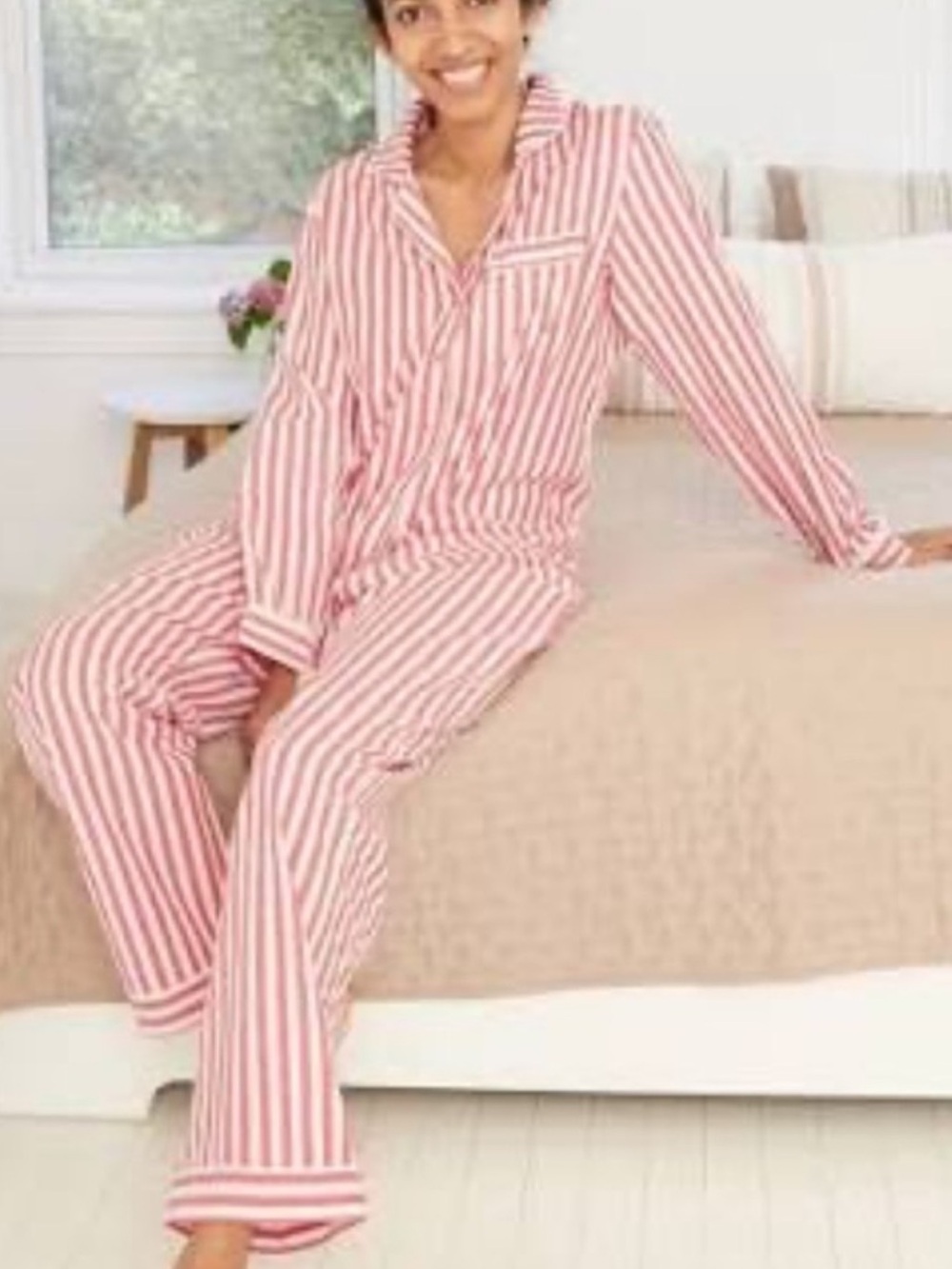 Stars above target striped Christmas pajama set